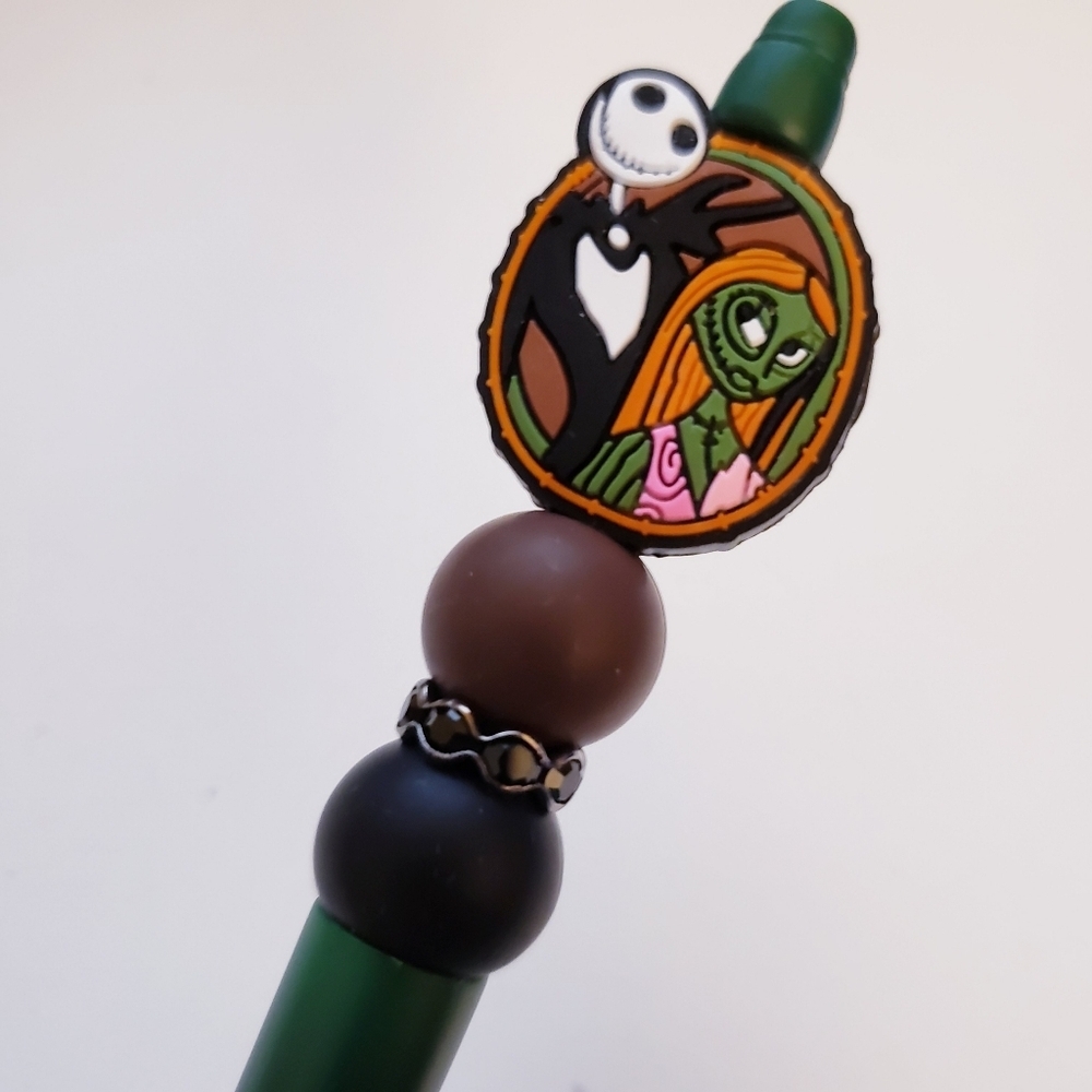 Handmade The Nightmare Before Christmas Jack Skellington Sally Bead Pen